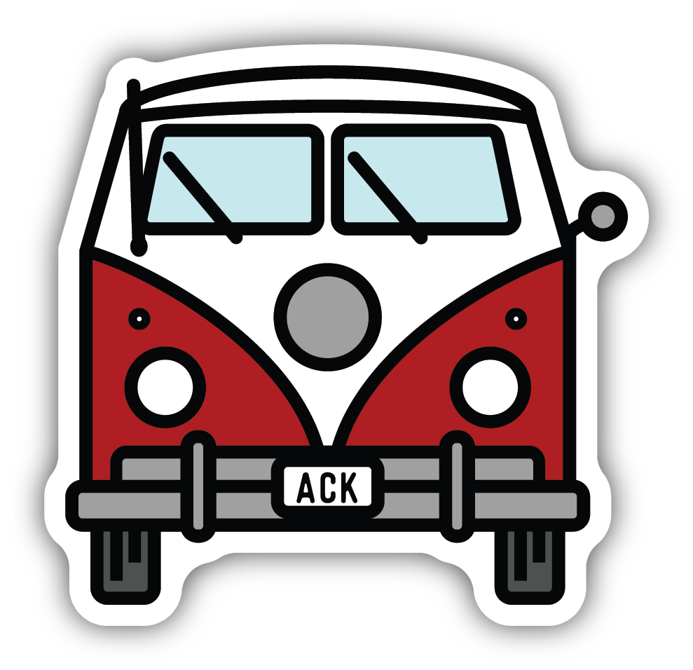 Bus Front Sticker - ACK - Nantucket
