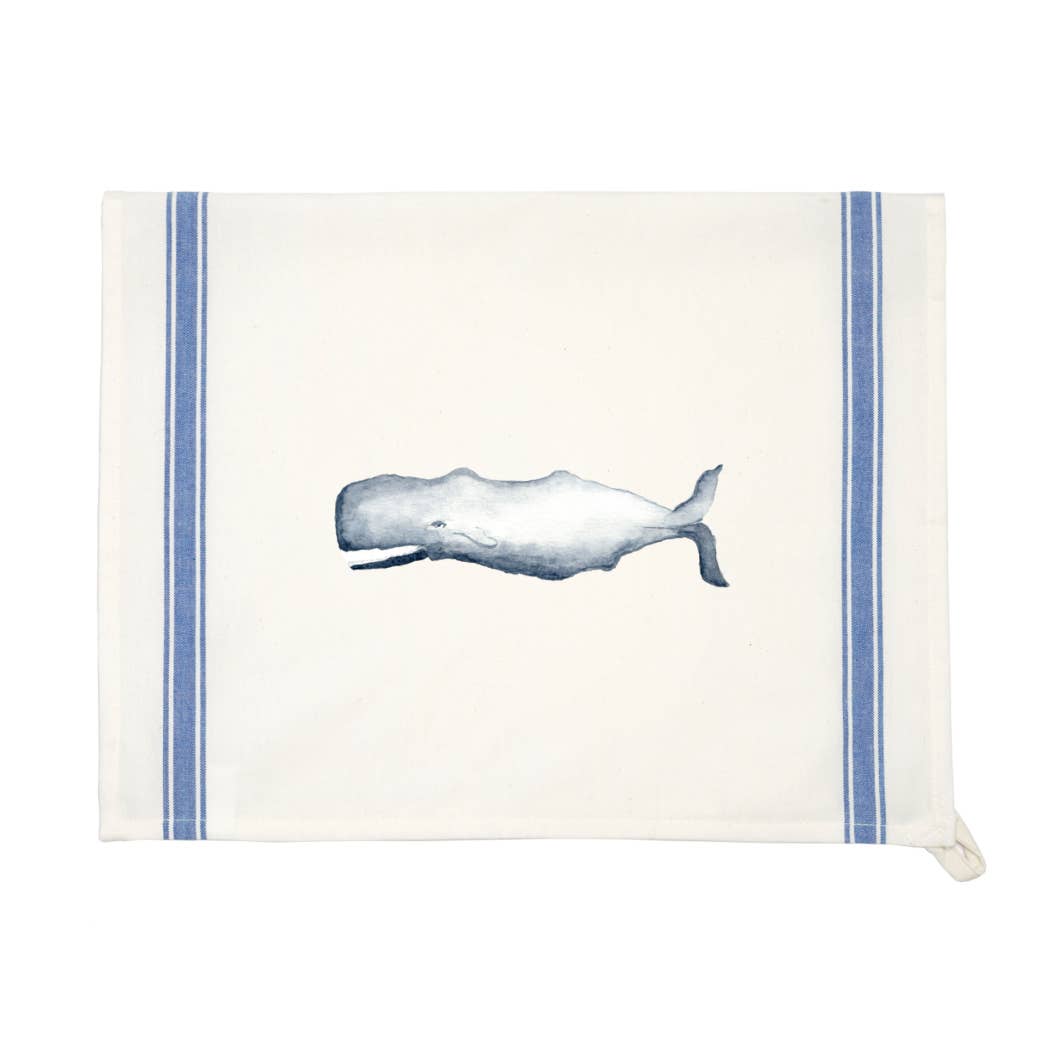 Whale Tea Towel