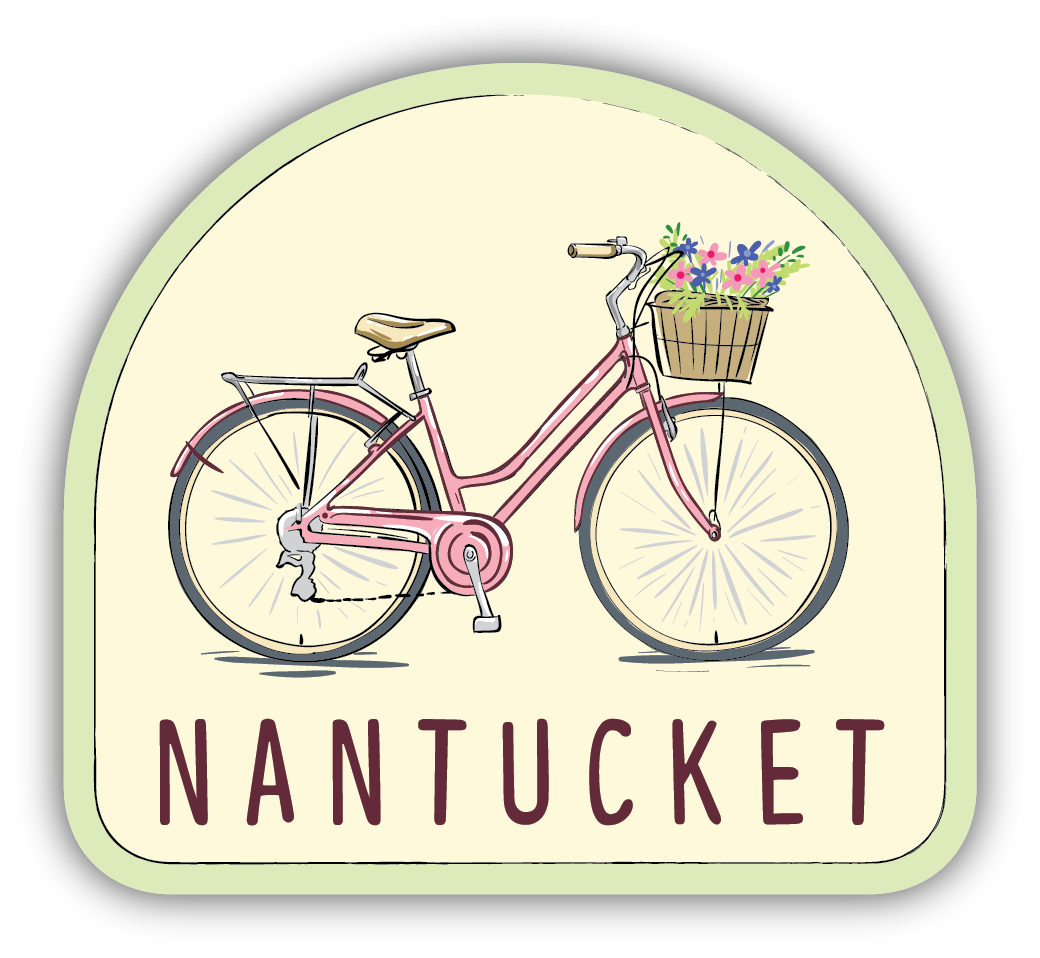 Bike With Basket - Nantucket
