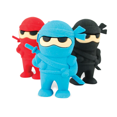 Ninja Erasers (Set of 3)