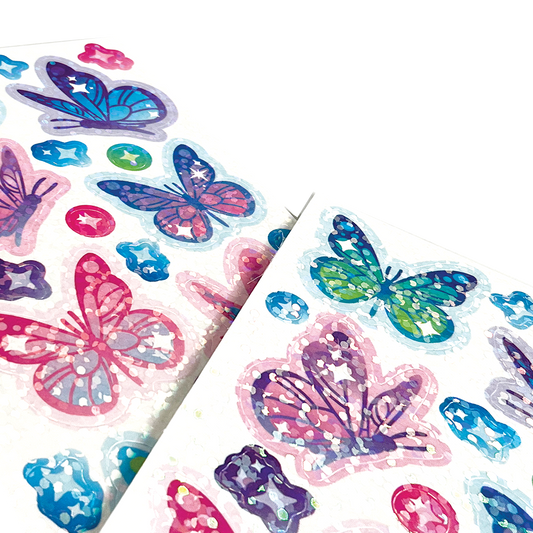 Stickiville: Skinny Stickers - Glittery Butterfly