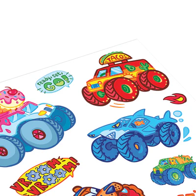 Stickiville: Standard Stickers -Monster Truck