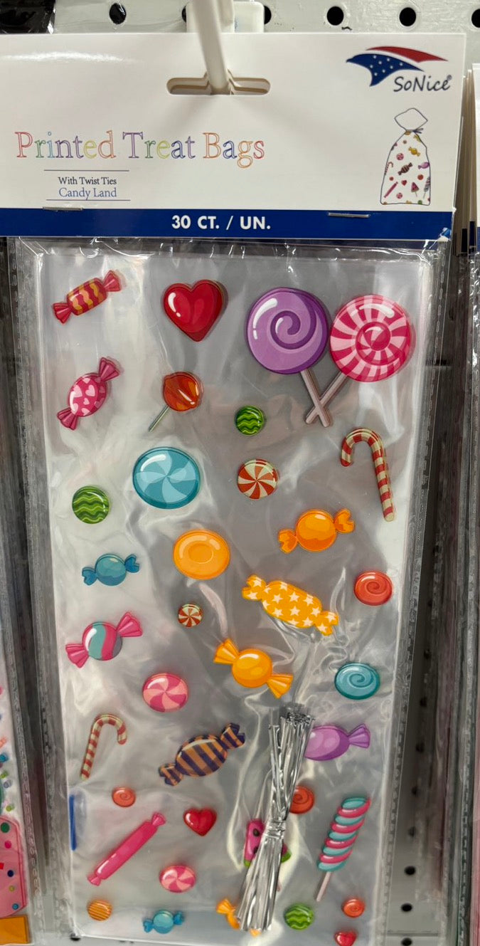 Candy Land Treat Bags 30 ct