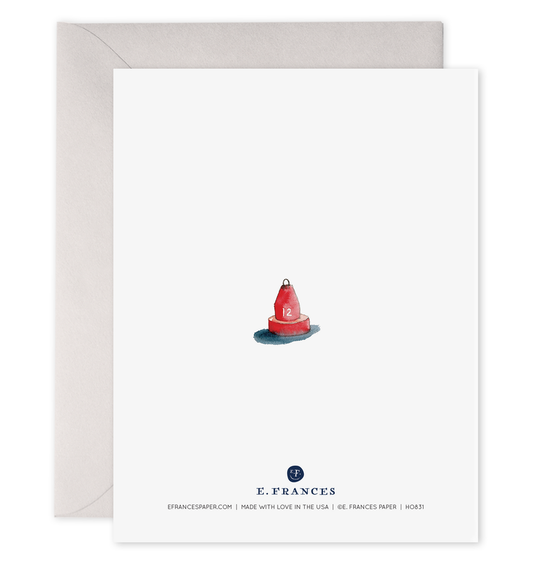 Holiday Sailboat Greeting Card | All is Calm Christmas Card: 4.25 X 5.5 INCHES