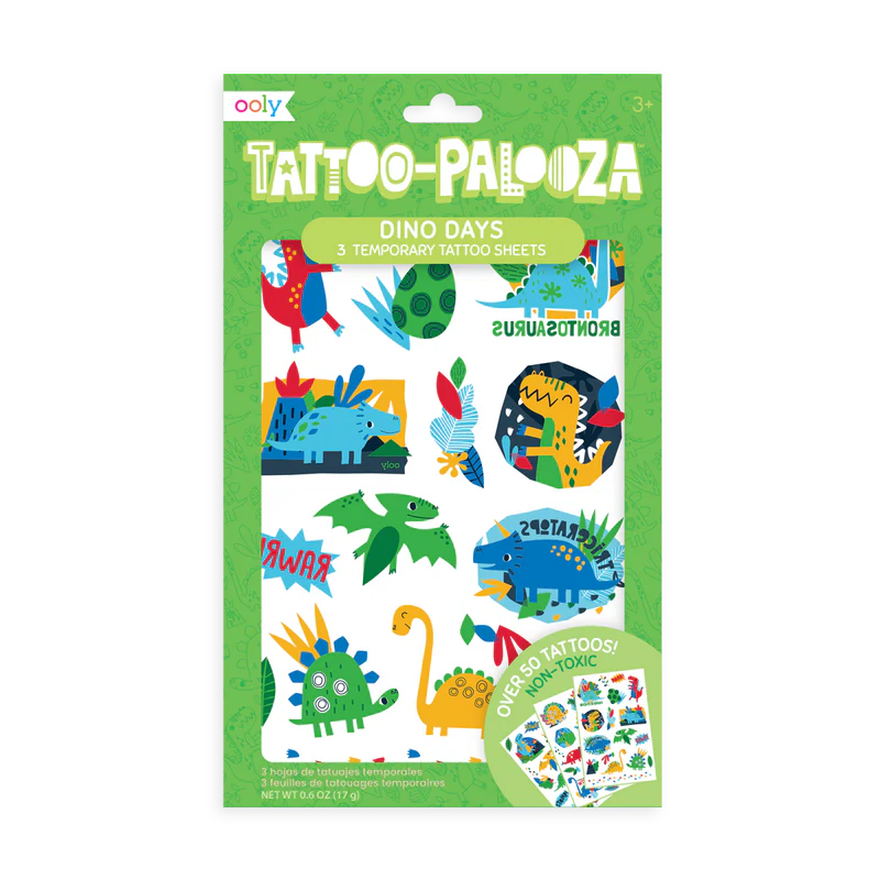 Tattoo-Palooza Temporary Tattoos - Dino Days