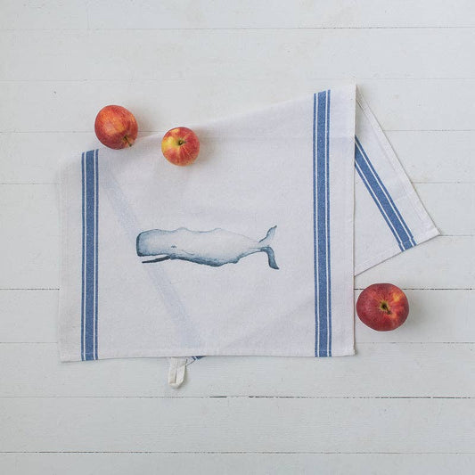 Whale Tea Towel
