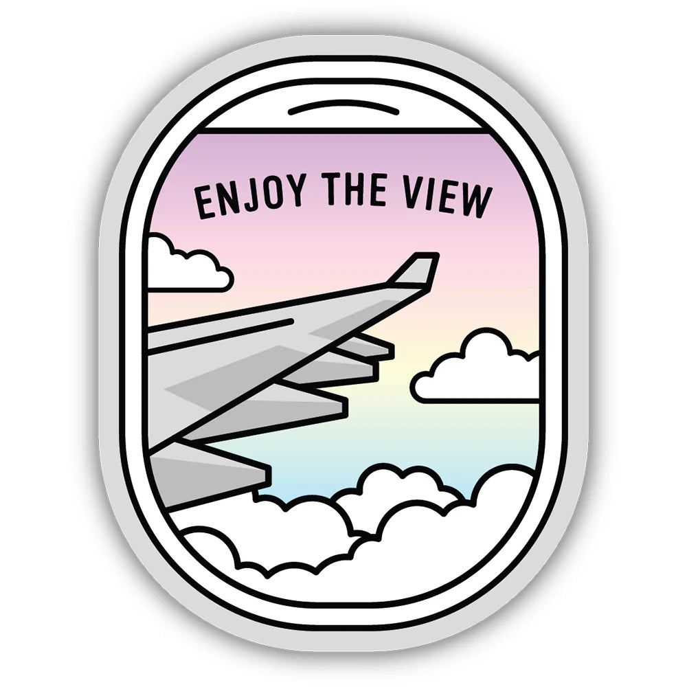 Enoy The View Airplane Window