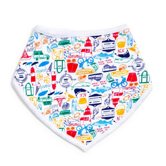 Nantucket Round Baby Bib