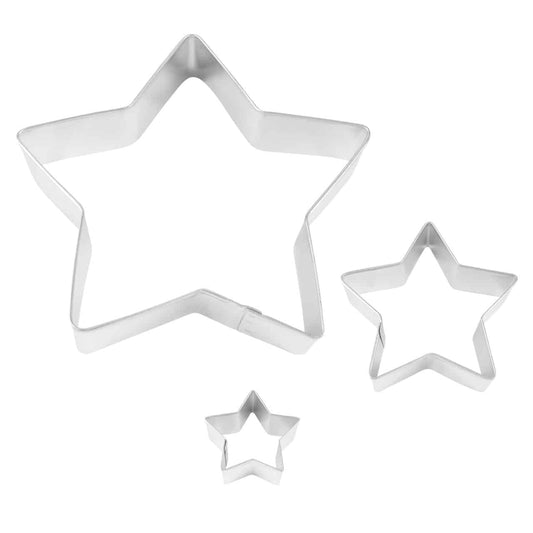 Star Cutters 3 PC Cookie Cutter Nested Set