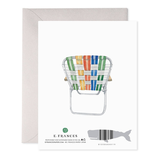 Lawn Chair Dad Father’s Day Greeting Card