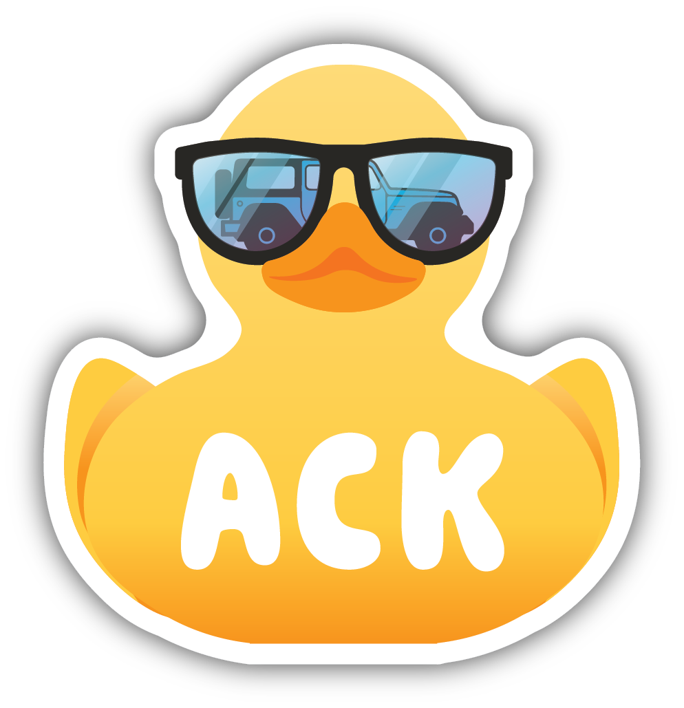 Ducked Jeep Duck - ACK - Nantucket