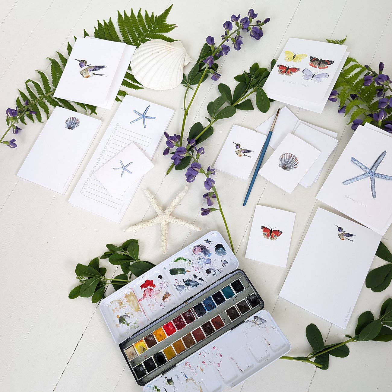 Scallop Shell Mini Note Card