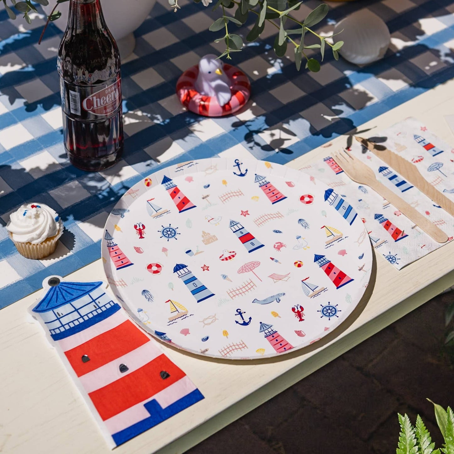 Seaside Lighthouse Guest Napkins
