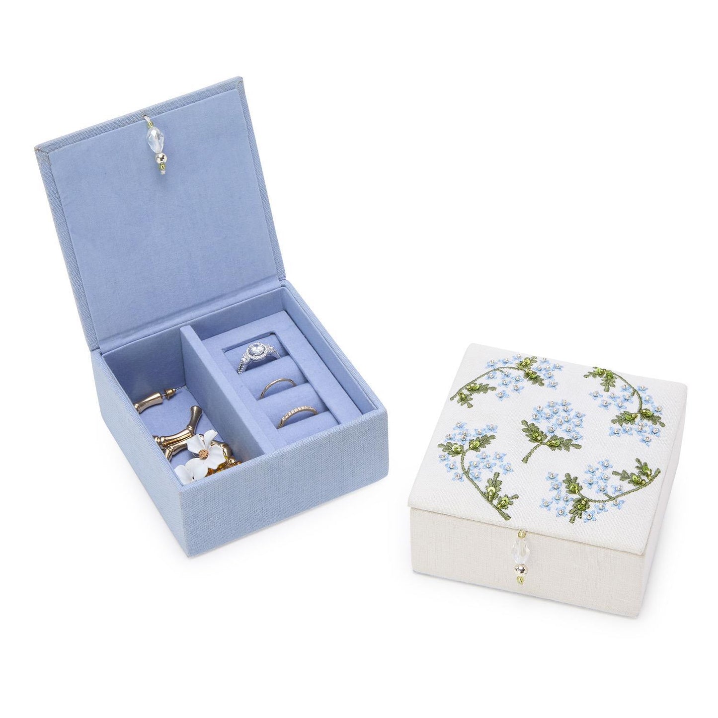Hydrangea Small Jewelry Box