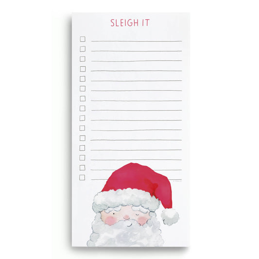 Sleigh It Santa Market Notepad | Christmas Checklist
