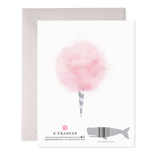 Cotton Candy Birthday Greeting Card