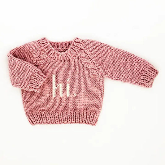 Hi. Crew Neck Sweater
