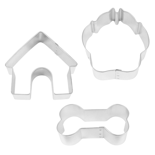 Dog 3 PC Cookie Cutter Carded Set