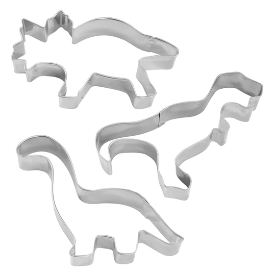 Dino 3 PC Cookie Cutter Carded Set