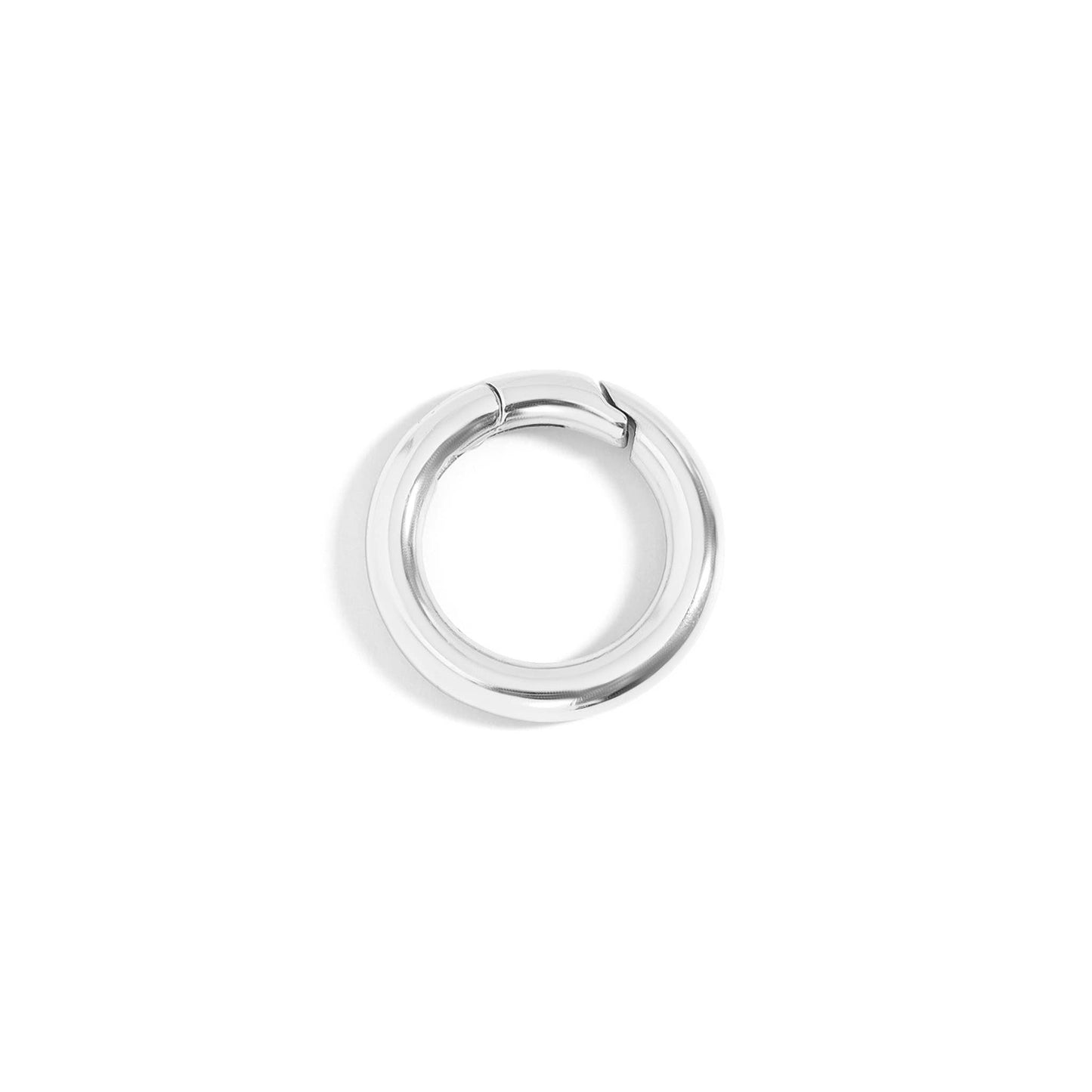 18K Gold PVD Stainless Steel Mini Circle Carabiner Clasp