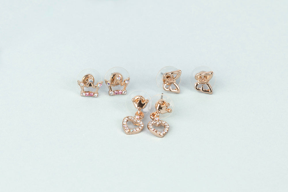 Boutique Royal Crown Studded Earrings