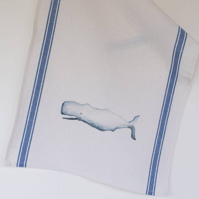 Whale Tea Towel