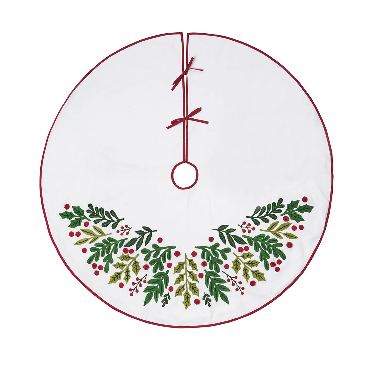 Botanical Christmas Tree Skirt