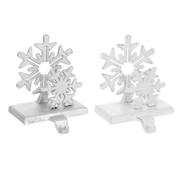 Double Snowflake Stocking Holder