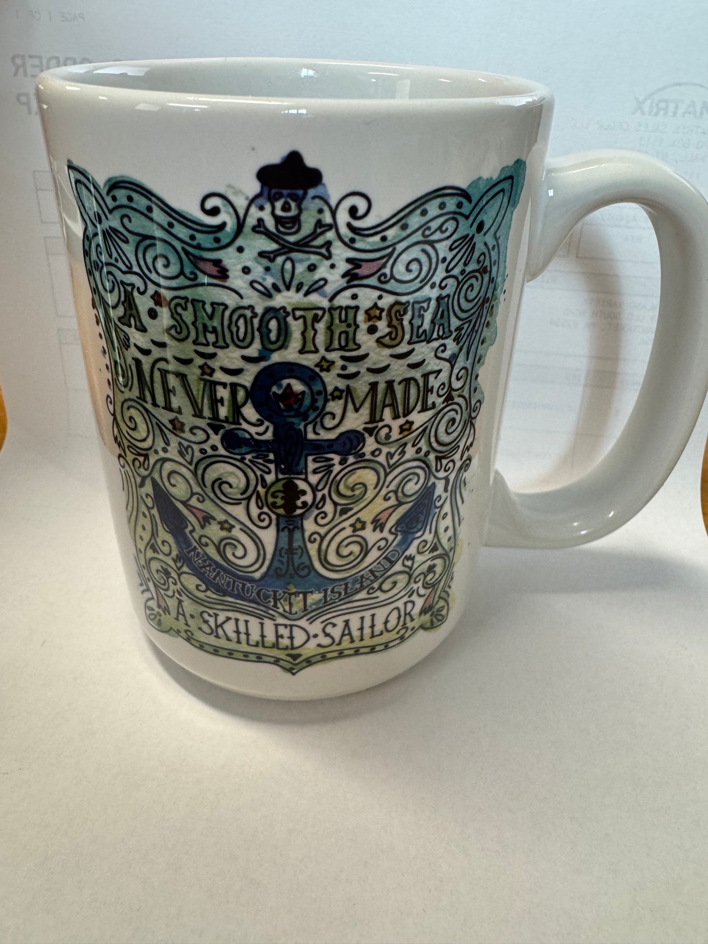 Nantucket Ceramic Mug - 15 oz
