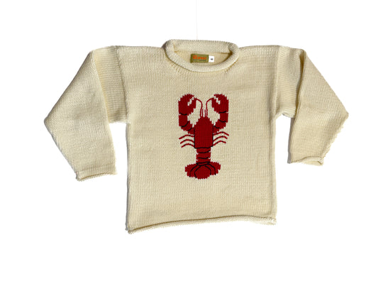 Lobster Kids Roll Neck Sweater