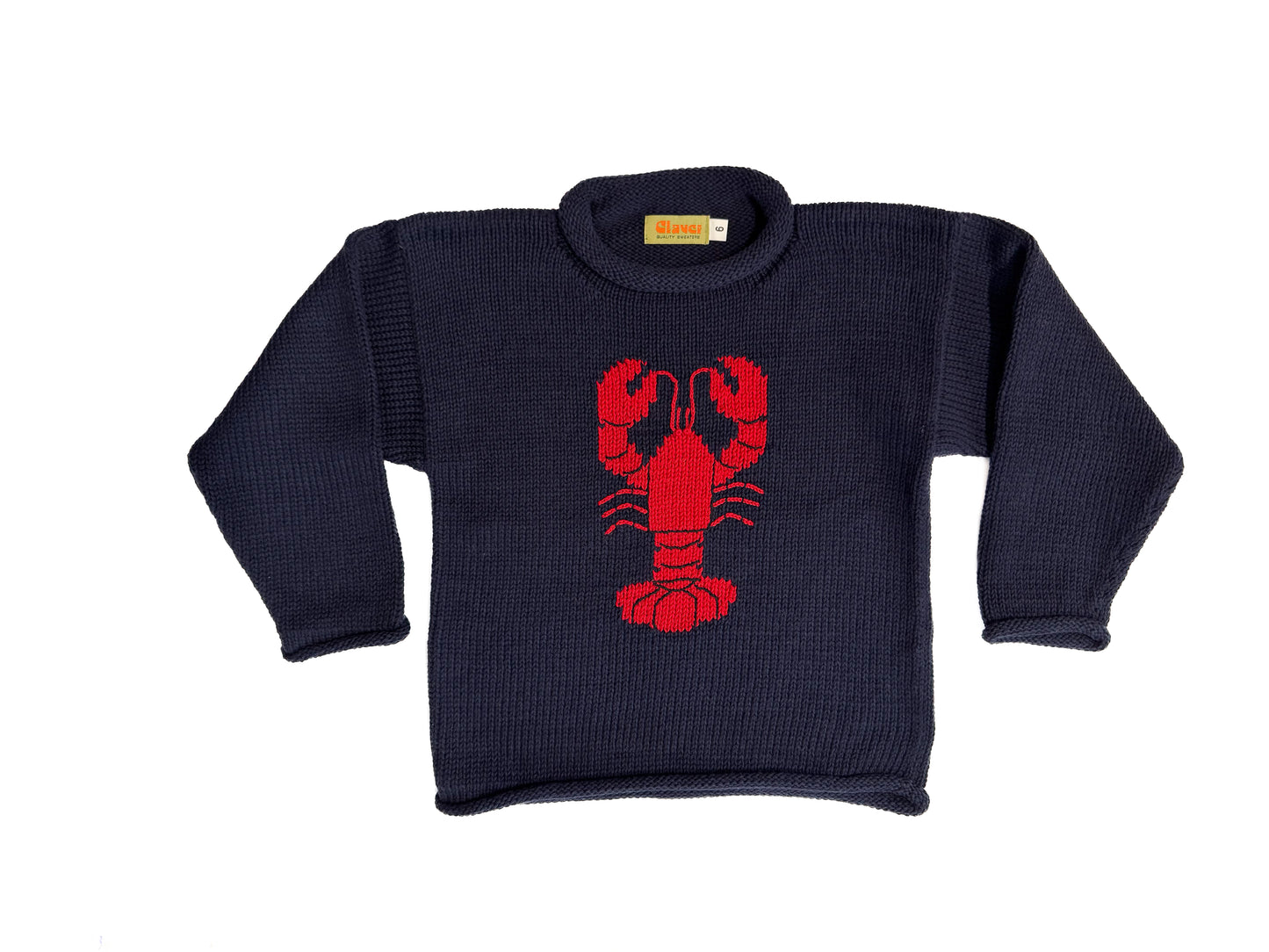 Lobster Kids Roll Neck Sweater