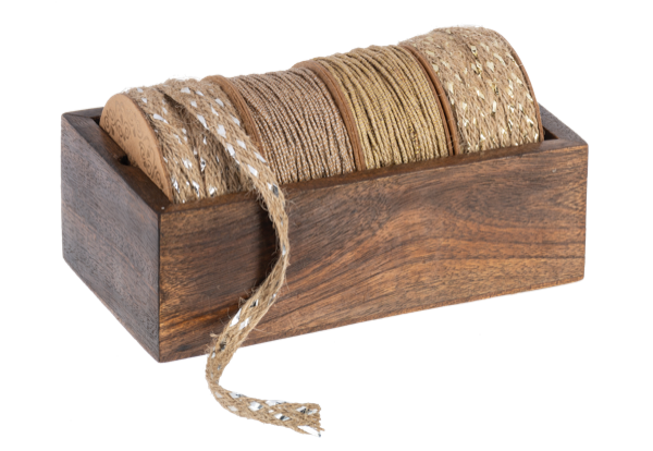 Jute Ribbon on Spool Set
