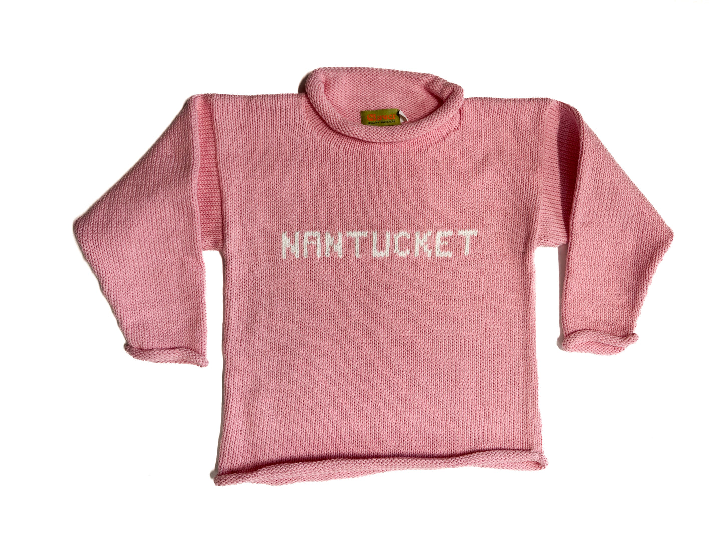 "NANTUCKET" Kids Roll Neck Sweater