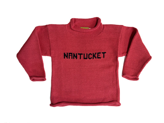 "NANTUCKET" Kids Roll Neck Sweater