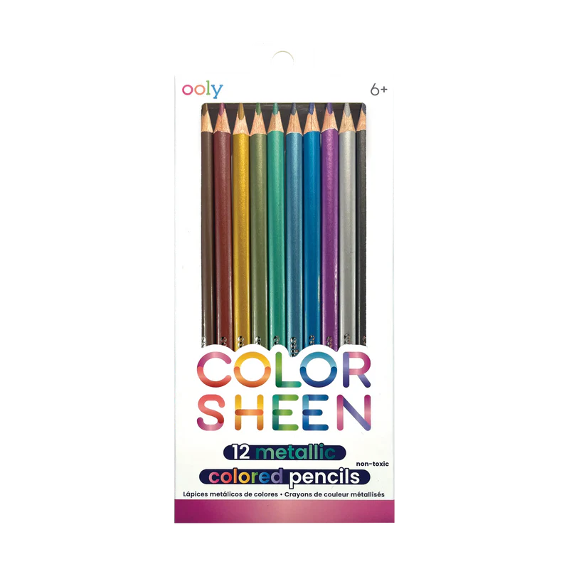 Color Sheen: Metallic Colored
Pencils (Set of 12)