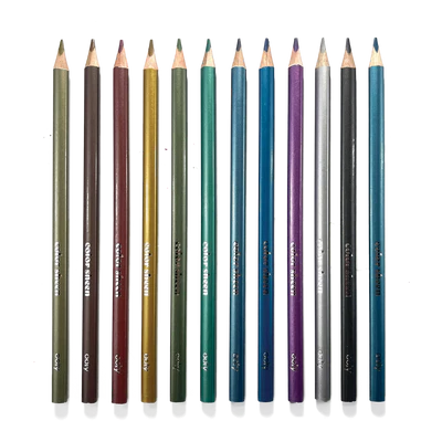 Color Sheen: Metallic Colored
Pencils (Set of 12)