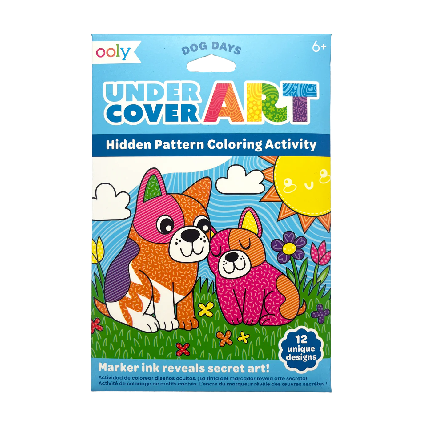 Under Cover Art - Hidden Pattern Coloring Activity