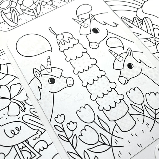 Under Cover Art - Hidden Pattern Coloring Activity