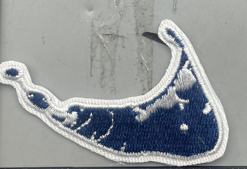 Nantucket Iron-on Patch 2"
