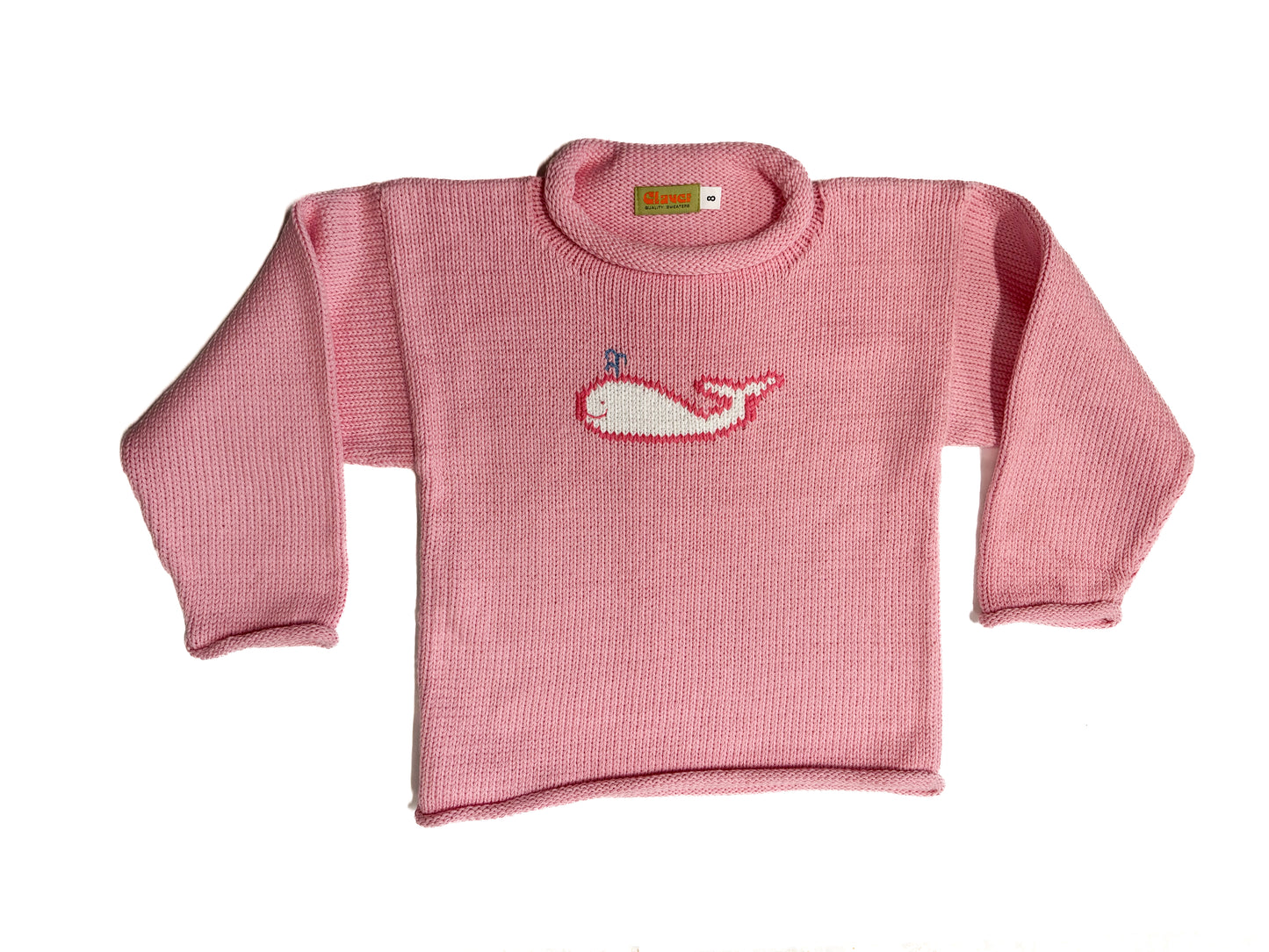 Whale Kids Roll Neck Sweater
