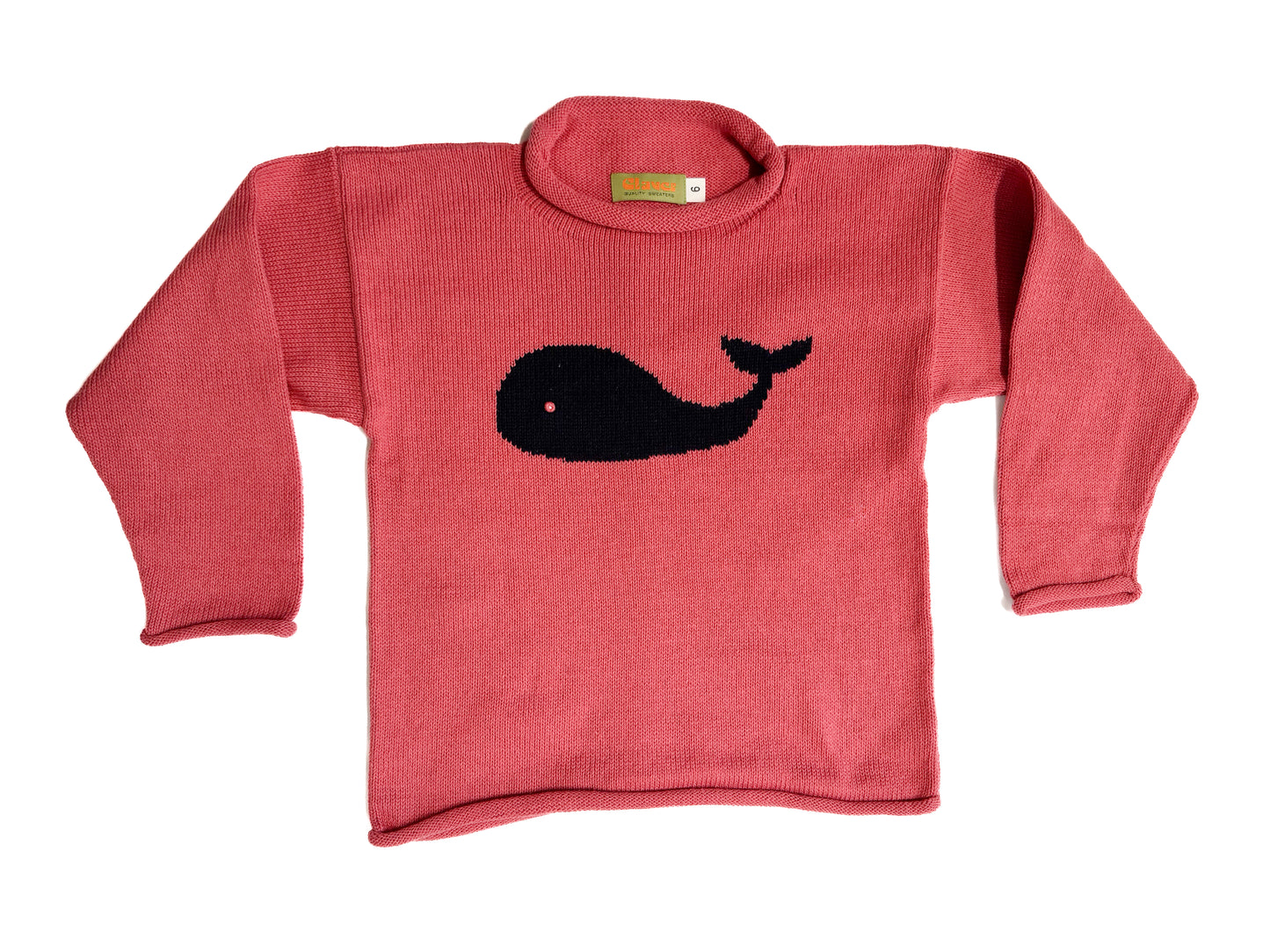 Whale Kids Roll Neck Sweater