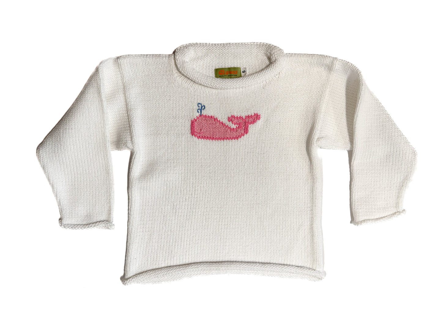 Whale Kids Roll Neck Sweater