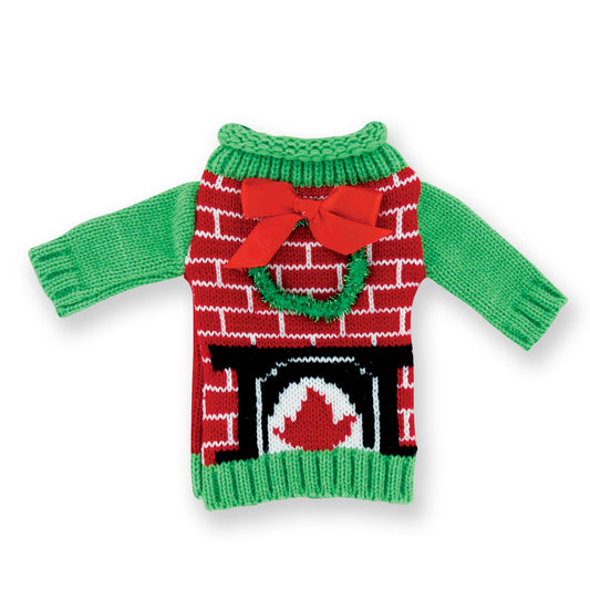 XMAS WINE BOTTLE UGLY SWEATER
