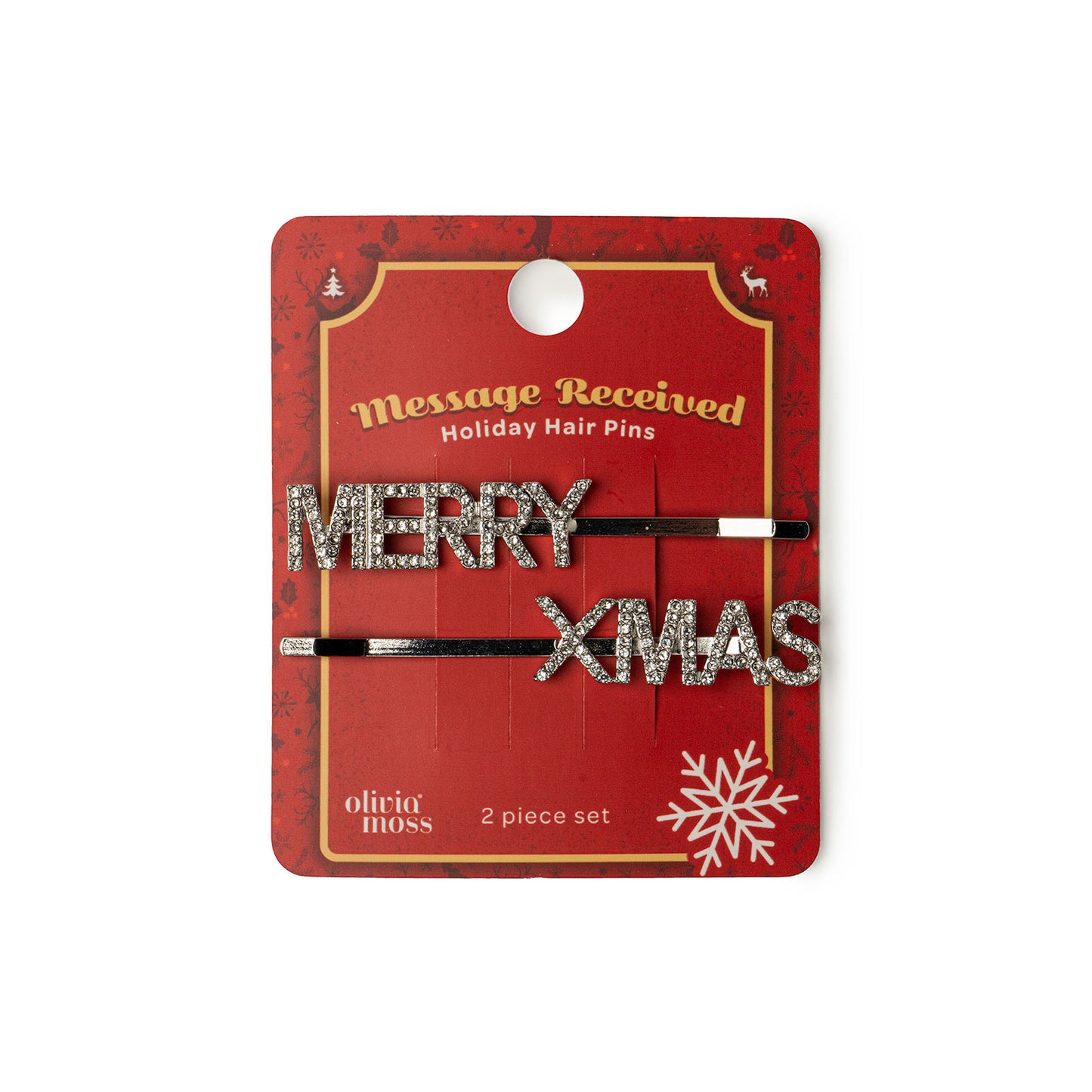 Christmas Olivia Moss Bling Hair
Clips