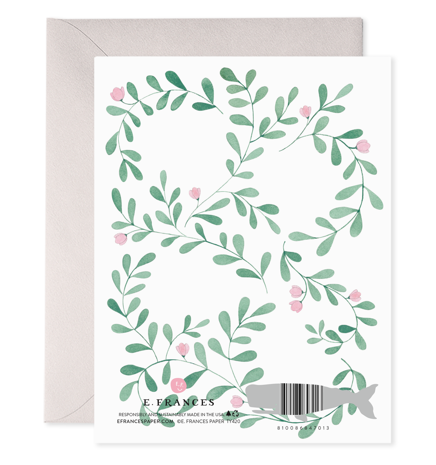 Thank You Vine Greeting Card