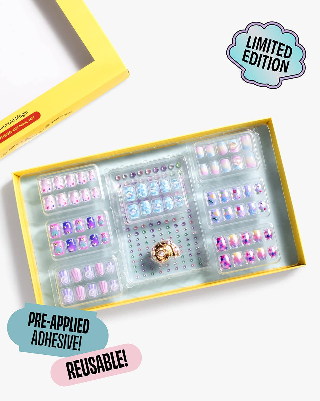 Mermaid Press on Nails
