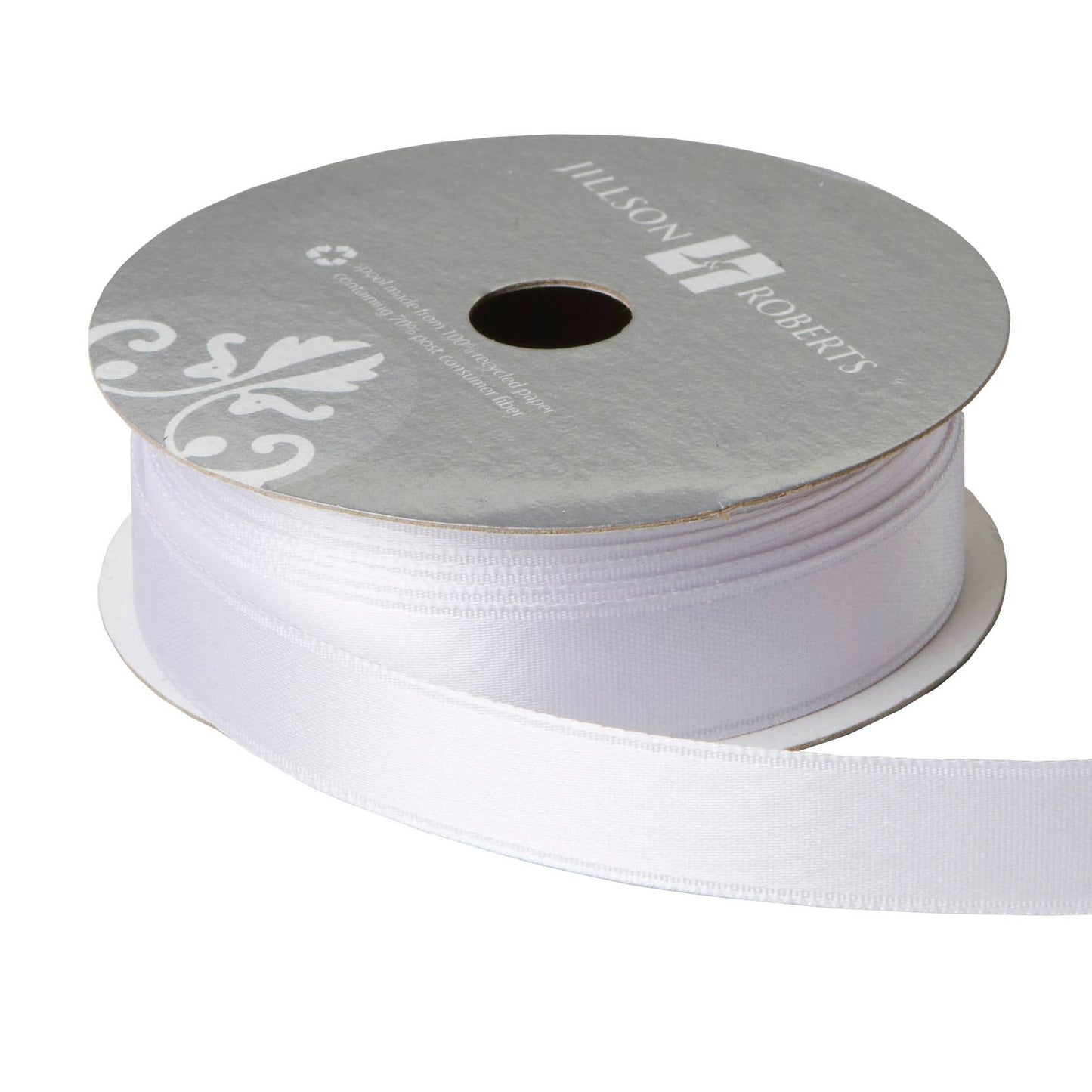 White Ribbon - Fancy Satin 5/8"