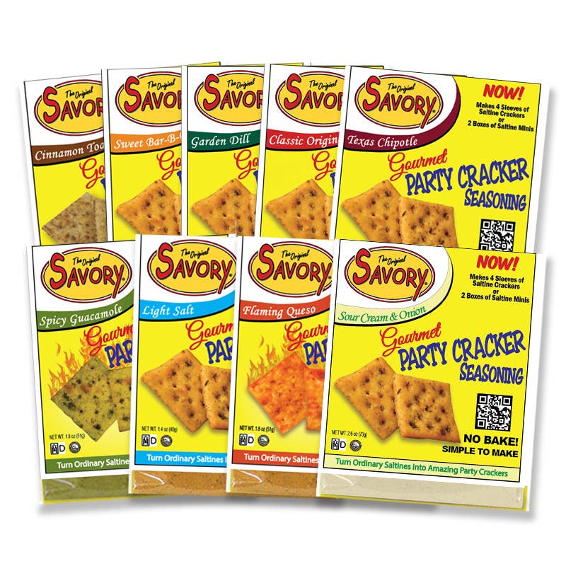 Savory Party Cracker Seasoning - Sour Cream & Onion (25 ct)