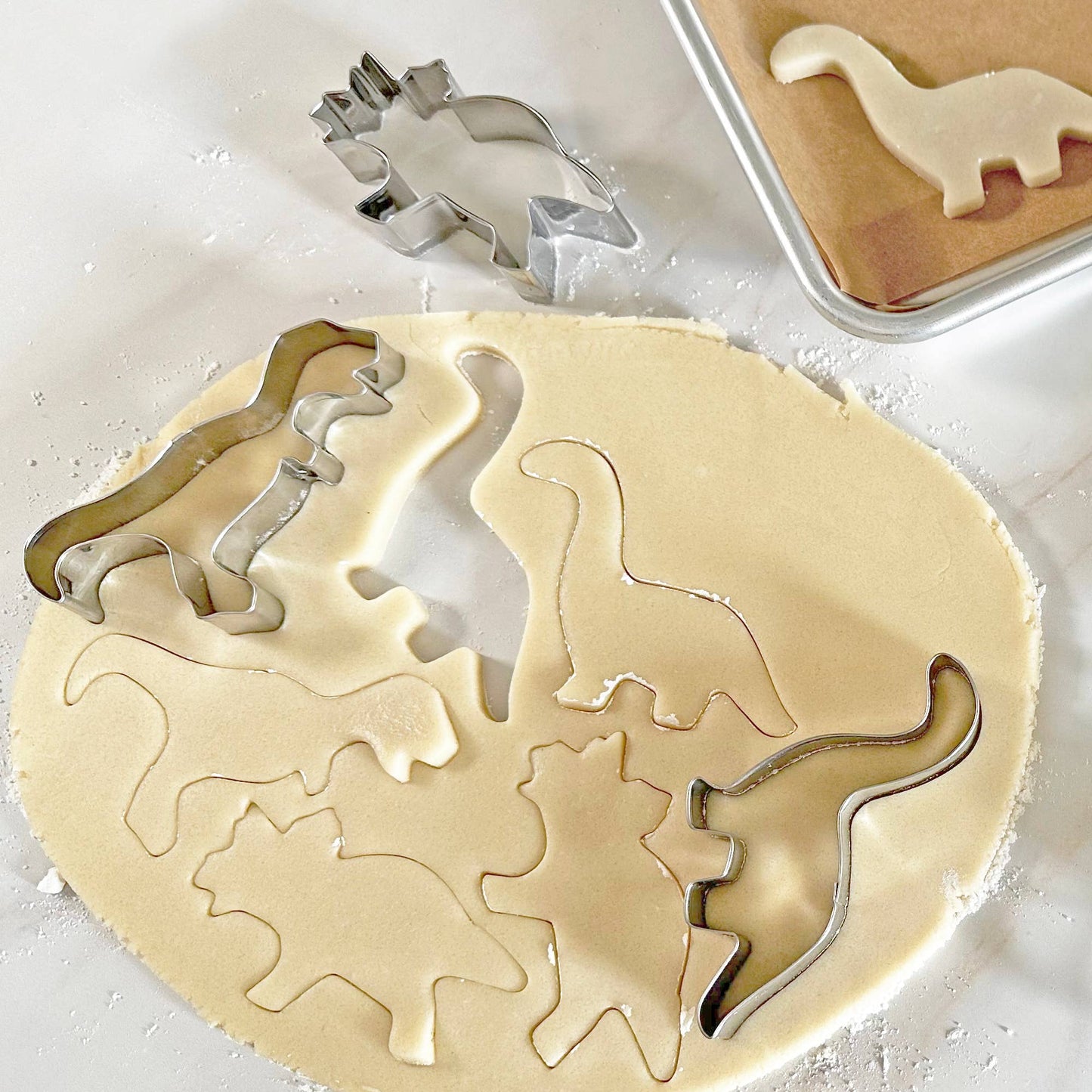 Dino 3 PC Cookie Cutter Carded Set