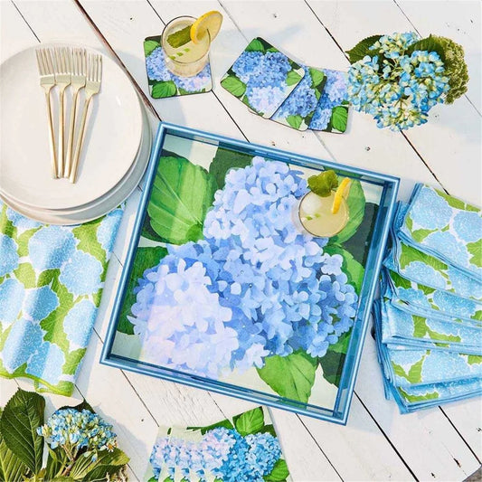 Blue Hydrangea 15 Inch Square
Tray